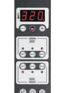 HORNO PIZZA ELÉCTRICO CUPPONE DONATELLO 2 CAMARA   DN635L/2. - ELECTRÓNICO