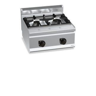 COCINA SOBRE MESA BERTO´S 2 QUEMADORES SERIE 600 G6F2BH6.