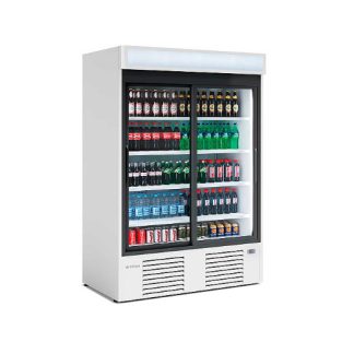 EXPOSITOR REFRIGERADO VERTICAL INFRICO PUERTAS CORREDERAS ERC 100